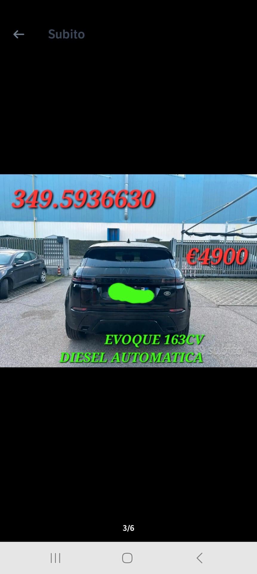 Land Rover evoque incidentata sinistrata mondialcars 021