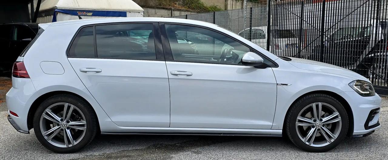Volkswagen Golf 5p 1.6 tdi R line 115cv dsg grigio gesso