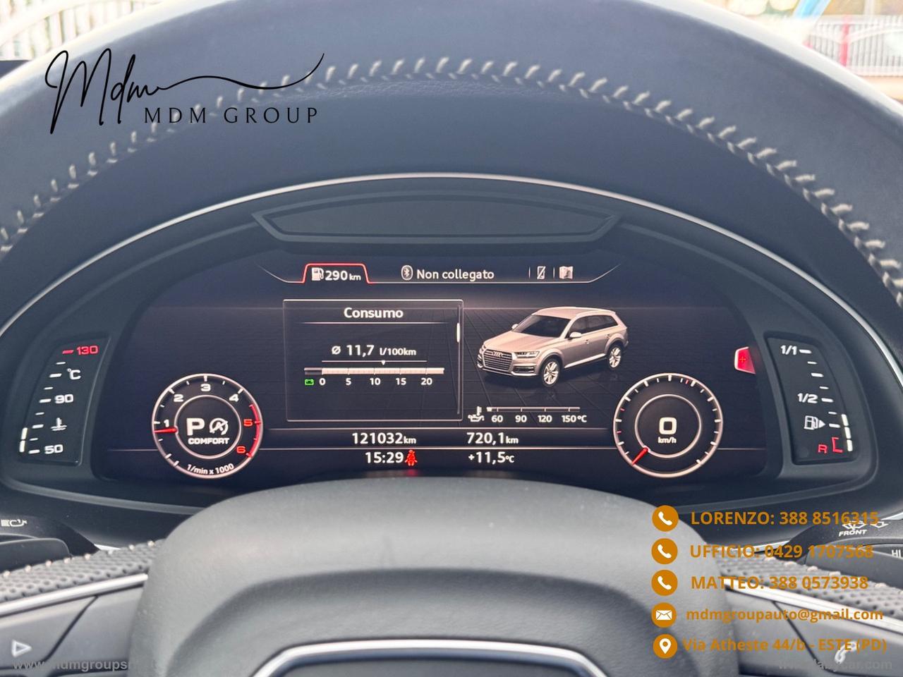 AUDI Q7 3.0 TDI 272 CV quattro 4RUOTE STERZANTI S-LINE PLUS