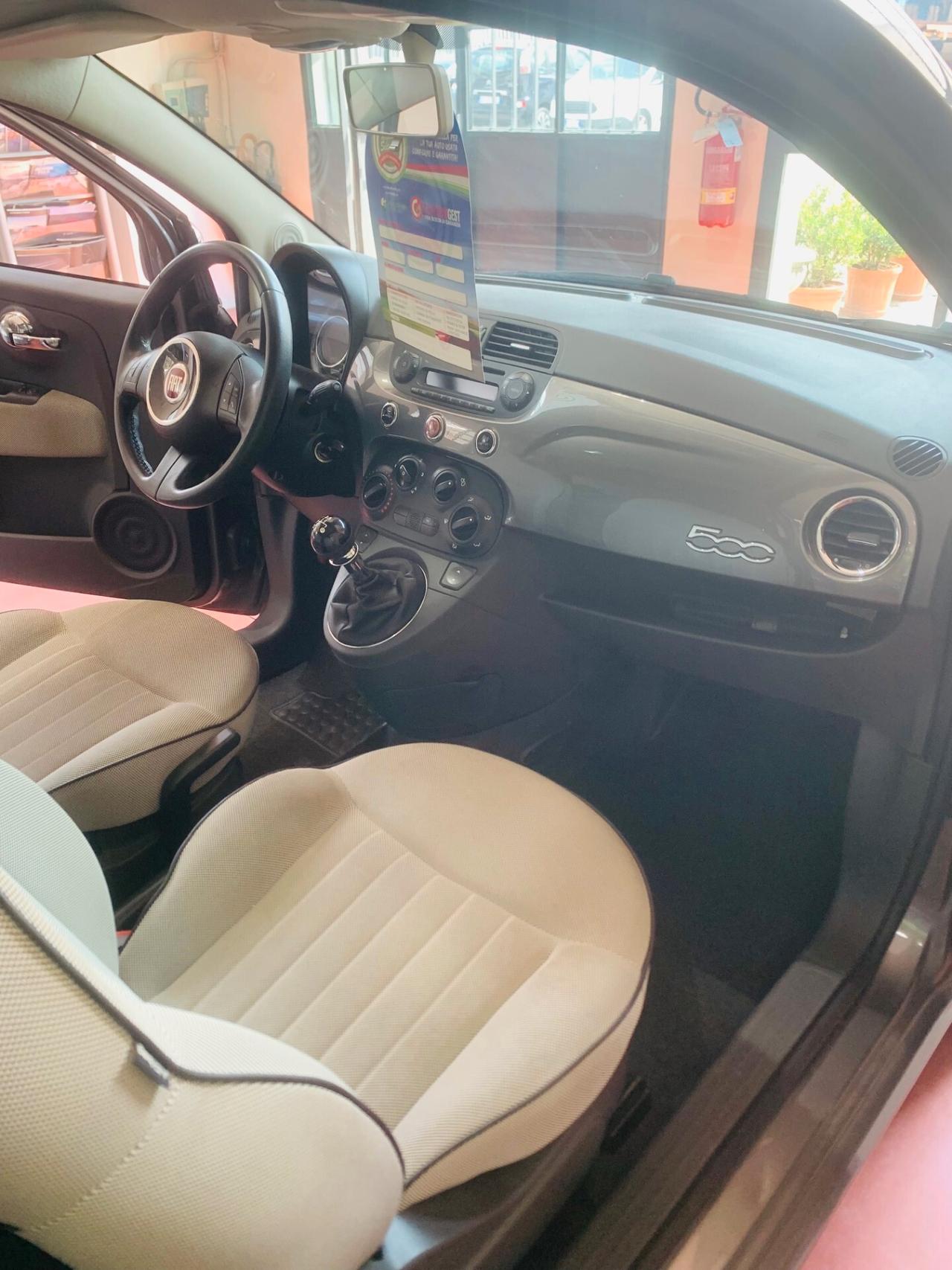 Fiat 500 1.2 Lounge 69cv-solo 85.000 km--