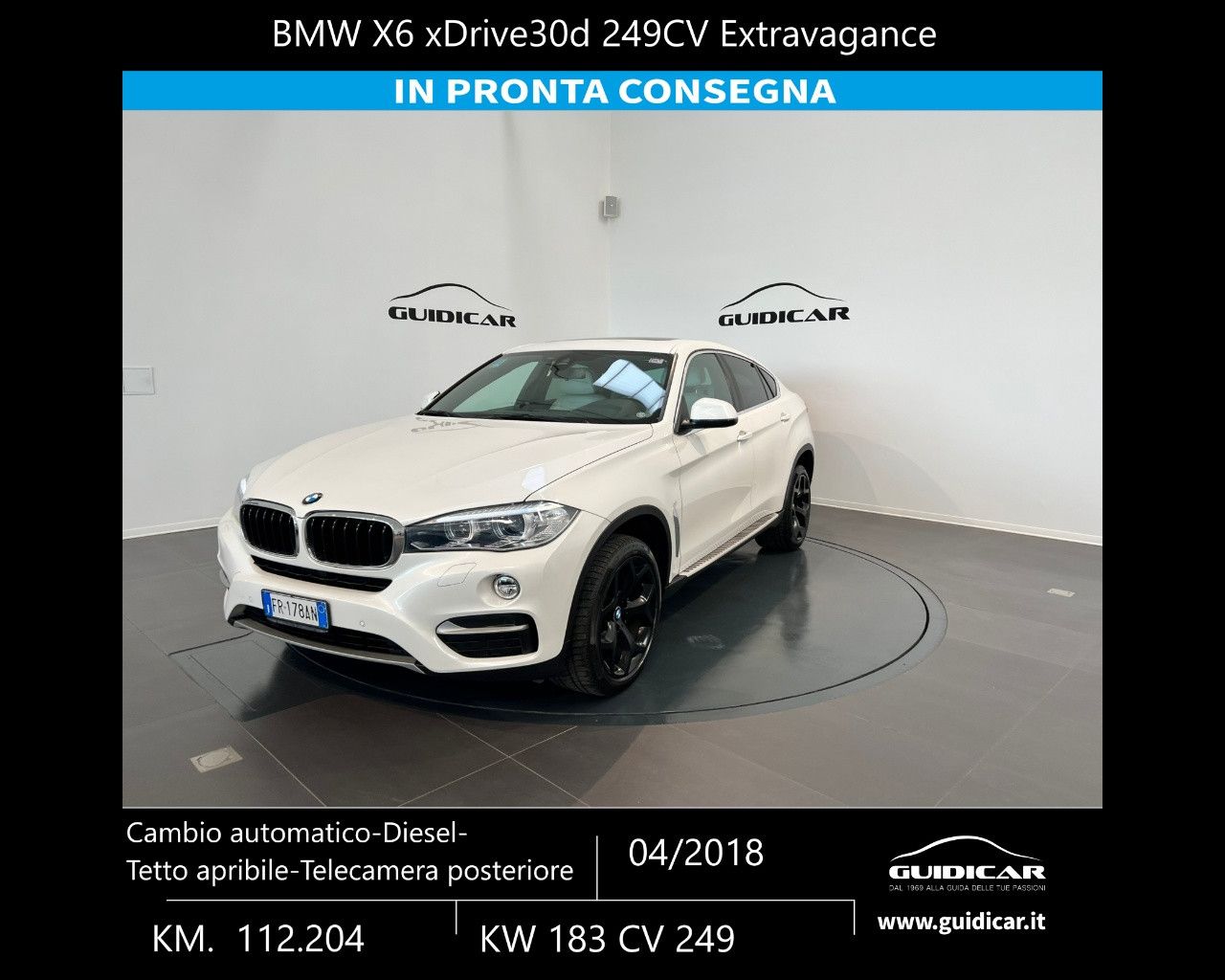 BMW X6 (F16) X6 xDrive30d 249CV Extravagance