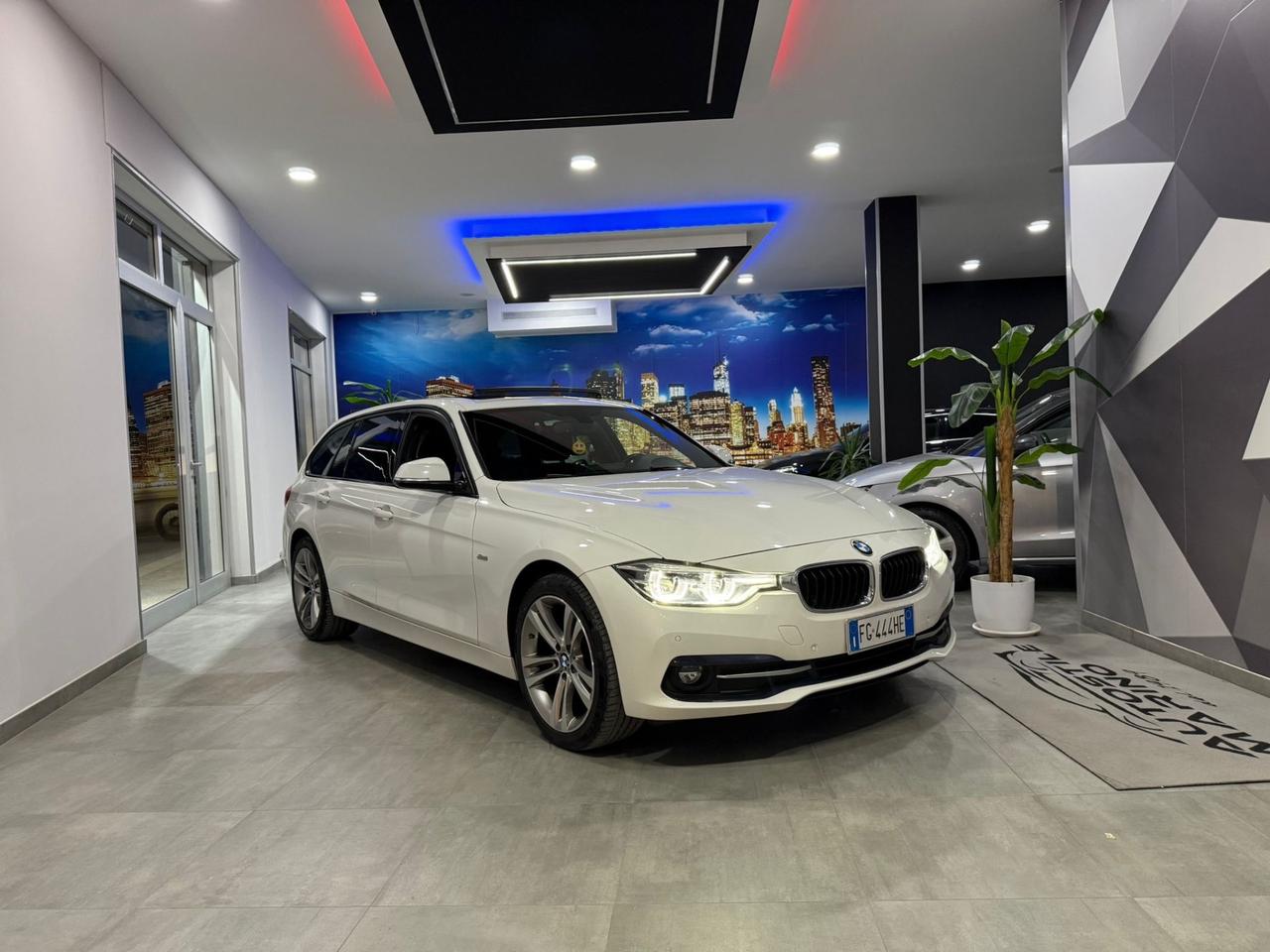 Bmw 318 318d Touring Sport Tetto Apribile-2017