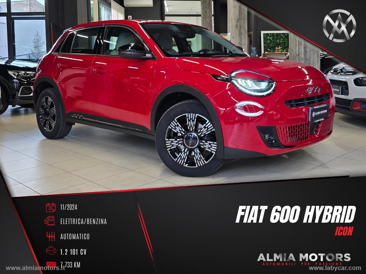 FIAT 600 Hybrid MHEV ICON