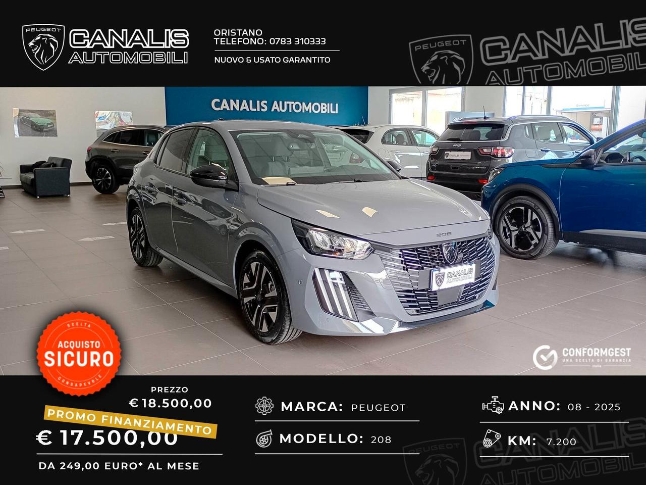 Peugeot 208 PureTech 100 Stop&Start 5 porte Allure - 2025 - AZIENDALE
