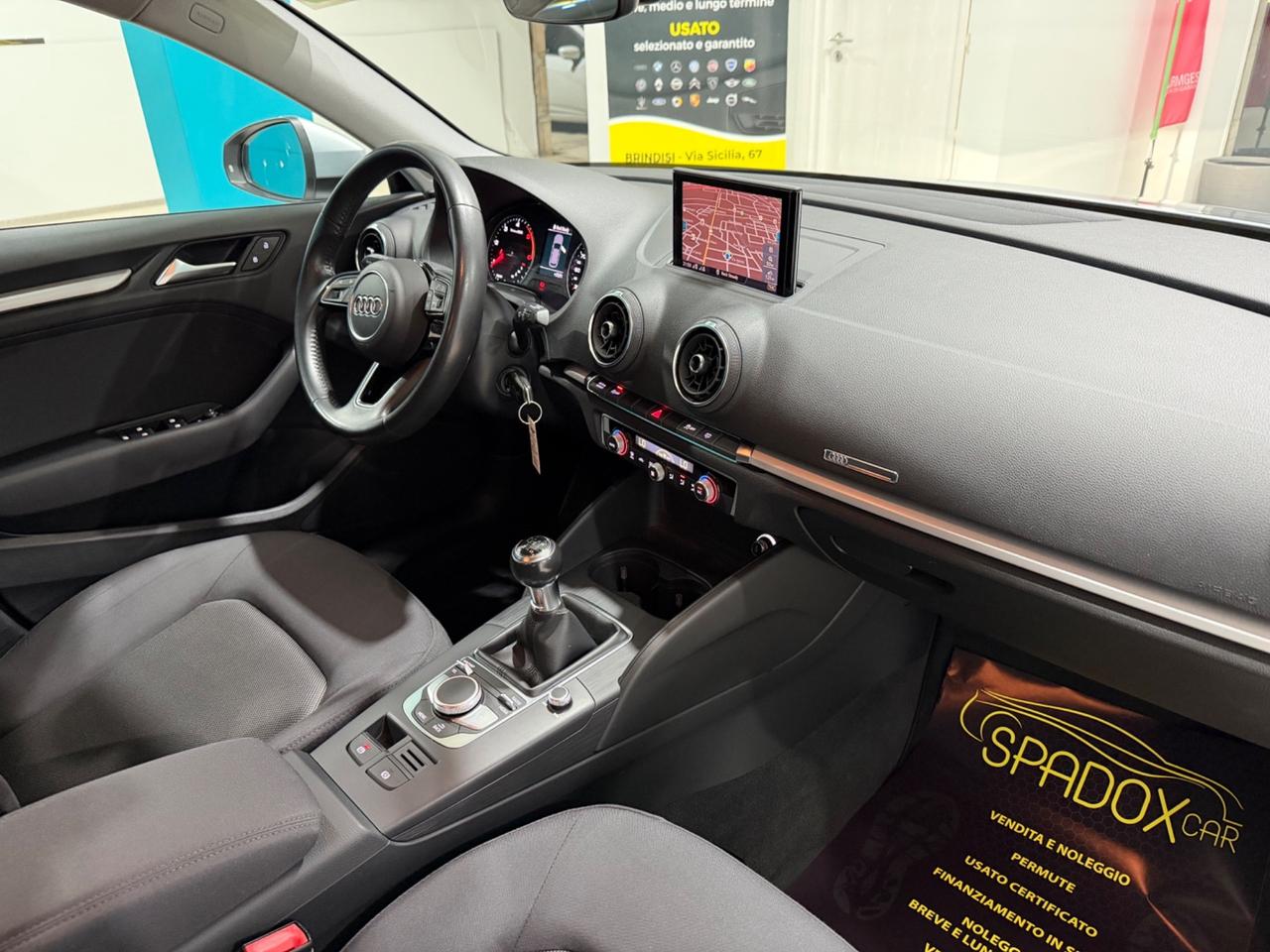 AUDI A3 2018 1.6 DIESEL 116CV *MANUALE *UNICOPROPRIETARIO