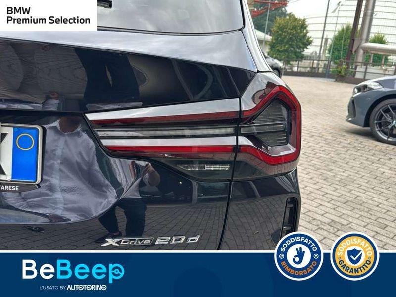 BMW X3 XDRIVE20D MHEV 48V MSPORT AUTO