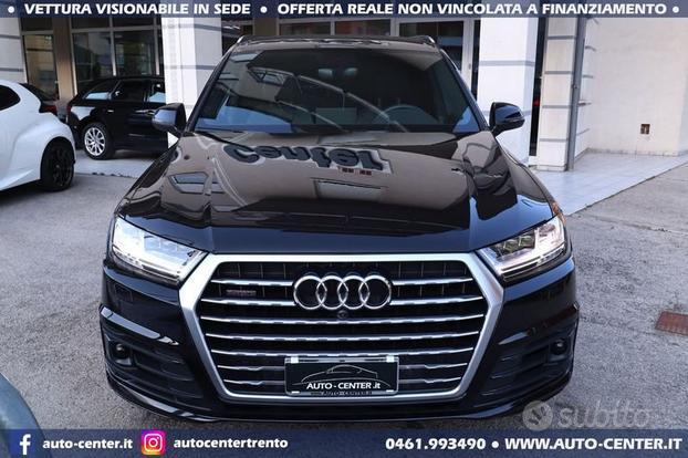 Audi Q7 50 TDI quattro S-LINE SLINE 7POSTI GANCIO