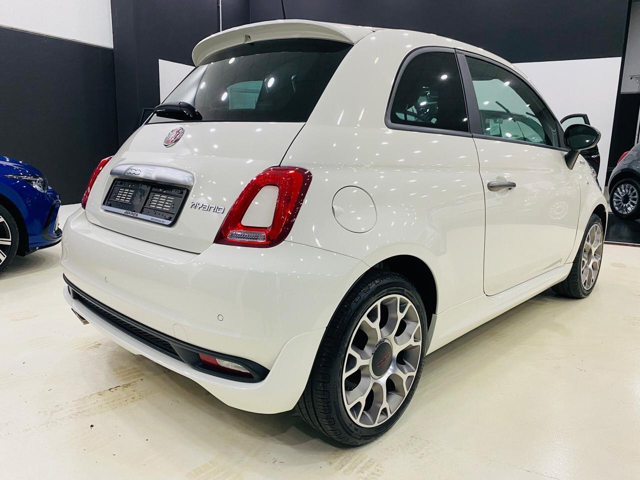 Fiat 500 1.0 Hybrid Sport Navy CarPlay Tetto Pano