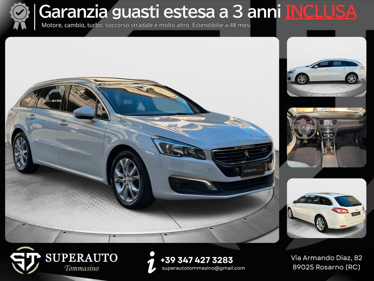 Peugeot 508 BlueHDi SW 120 EAT6 Garanzia 3 anni