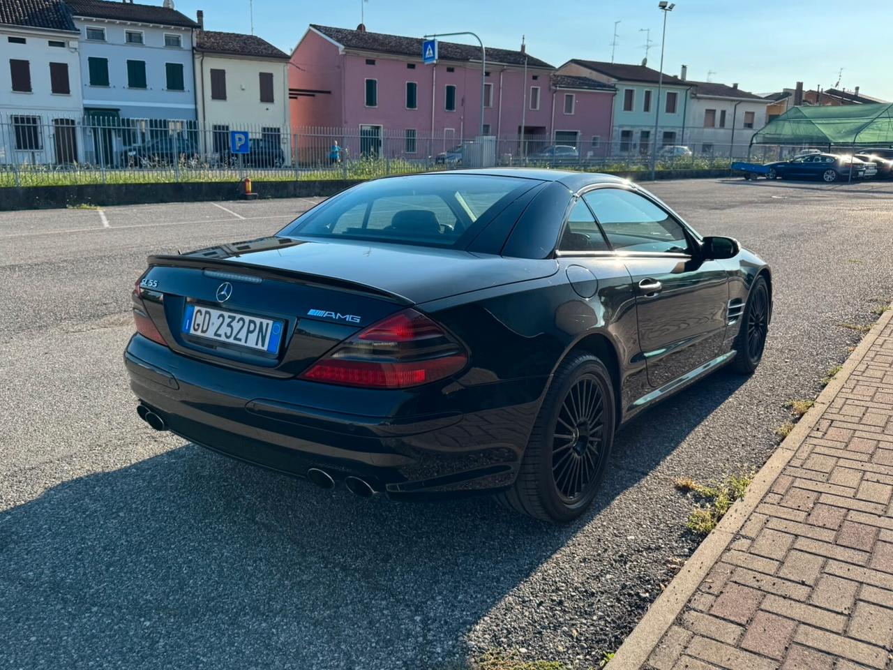 Mercedes SL 55 AMG targa oro
