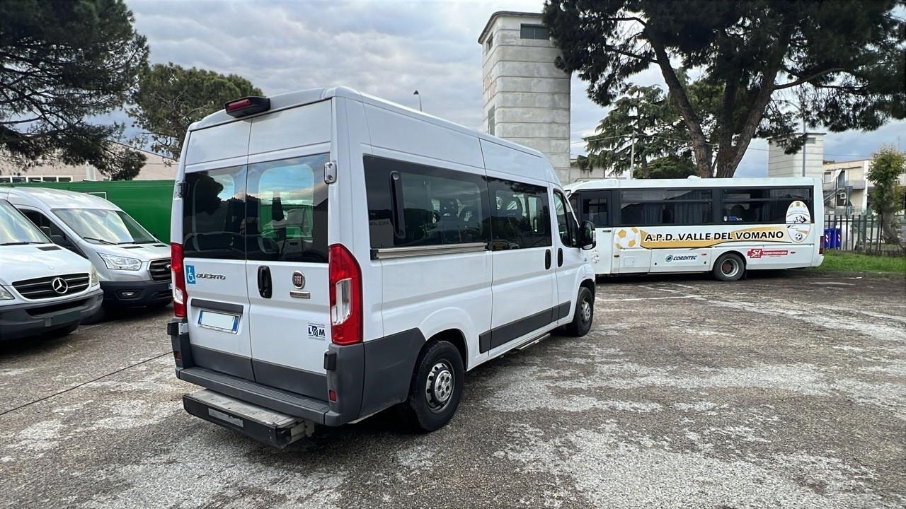 Minibus 9 posti per disabili usato Fiat Ducato 290