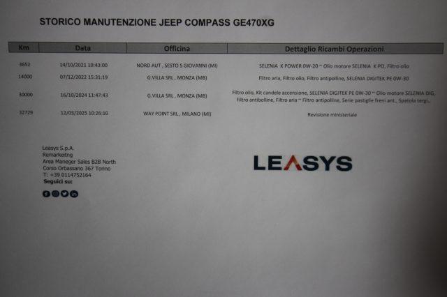 JEEP Compass 1.3 Turbo T4 190 CV PHEV AT6 4xe Limited