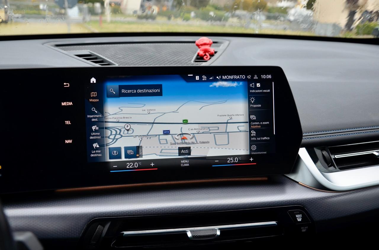 BMW X1 SDRIVE18d MSPORT 150cv AUT, GARANZIA BMW 5/27, IVA ESPOSTA, UNICOPROPRIETARIO, SERVICE BMW, TETTO, BIANCO PERLA, PERMUTE