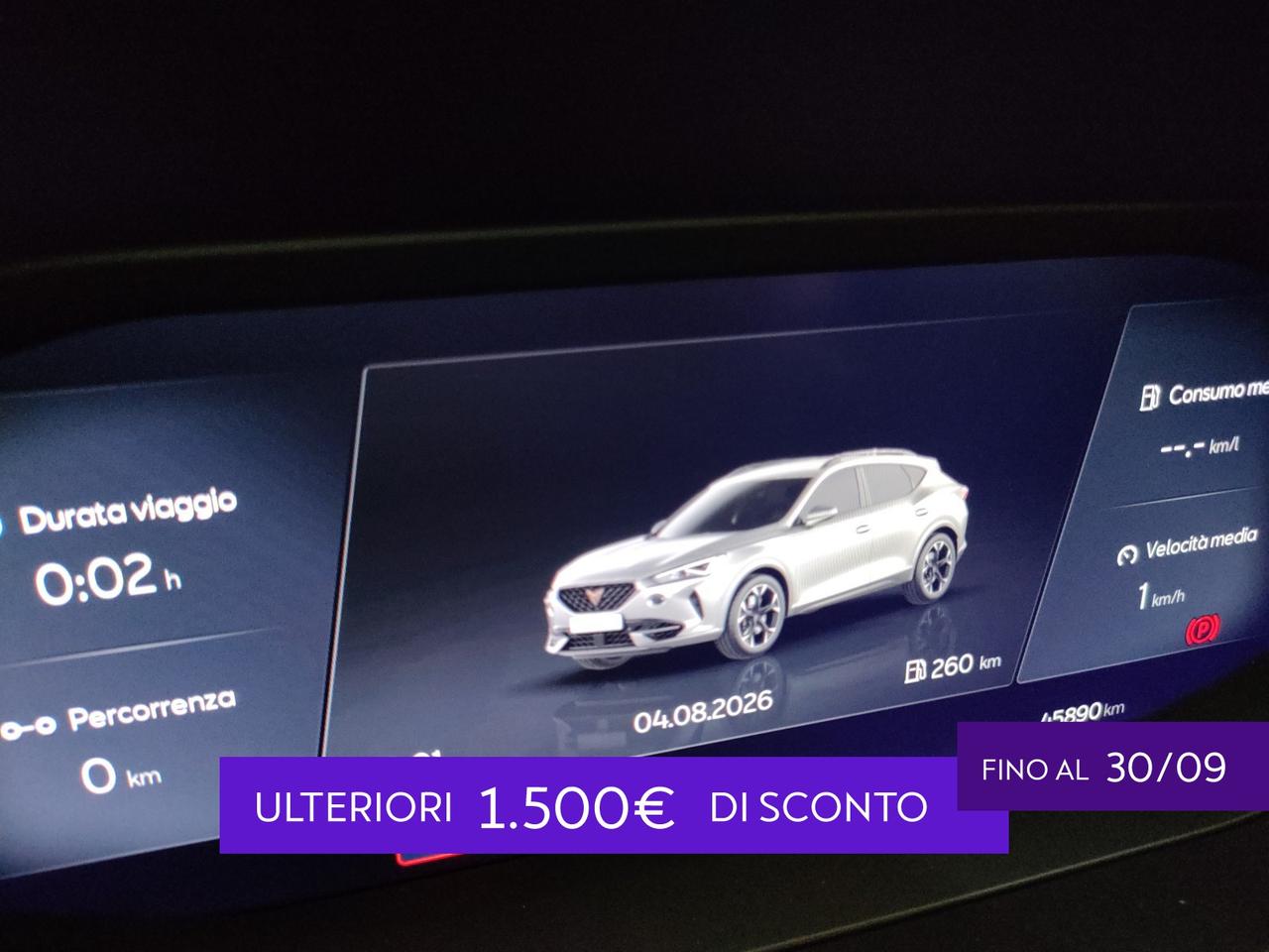 Cupra Formentor 1.5 tsi 150cv dsg