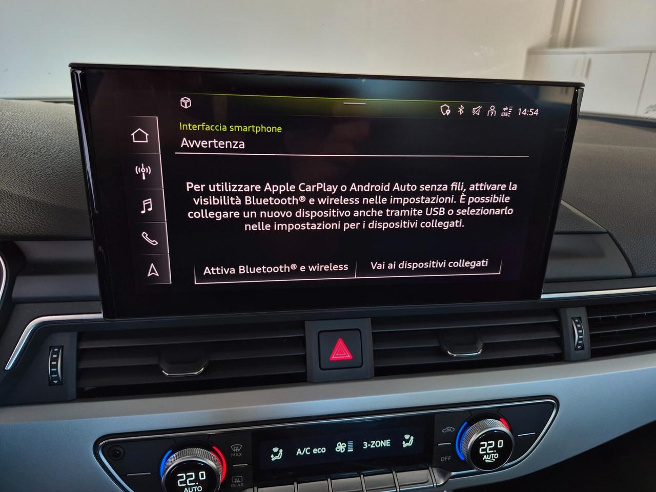 Audi A4 AVANT 35 2.0 TDI MHEV ADVANCED 163CV S-TRONIC LED NAVI CARPLAY ACC. AUTO UFFICIALE AUDI 1 PROPRIETARIO