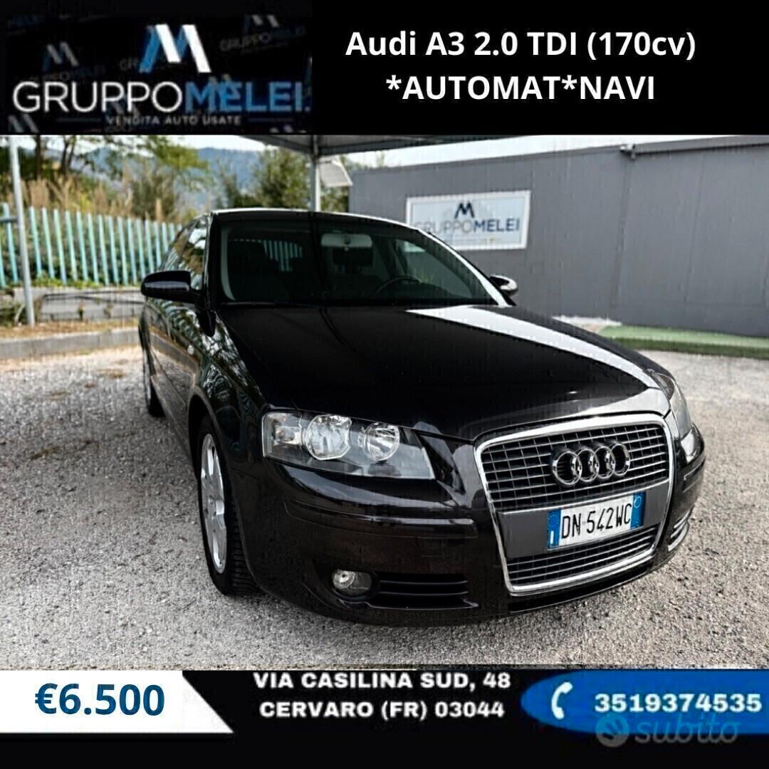 Audi A3 2.0 TDI (170cv) *AUTOMAT*NAVI