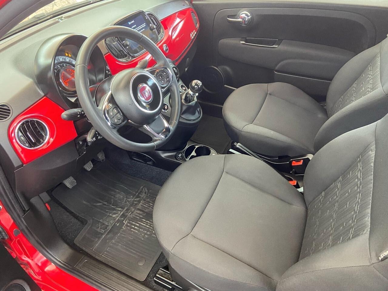 Fiat 500 1.0 Hybrid Red