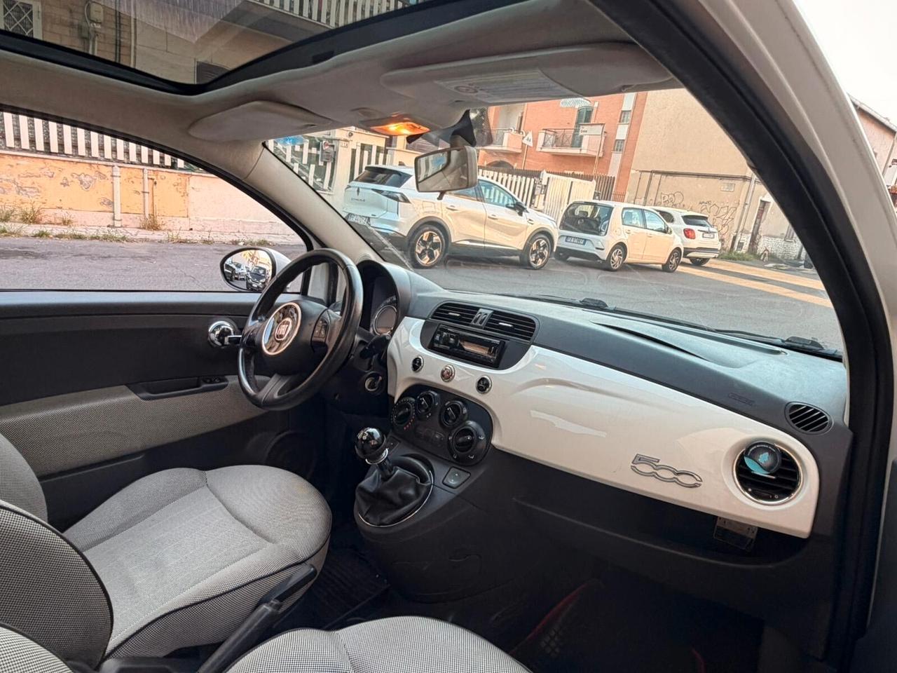 Fiat 500 1.2 Benzina Lounge 69cv ottima x Neopatentati Tetto Panoramico