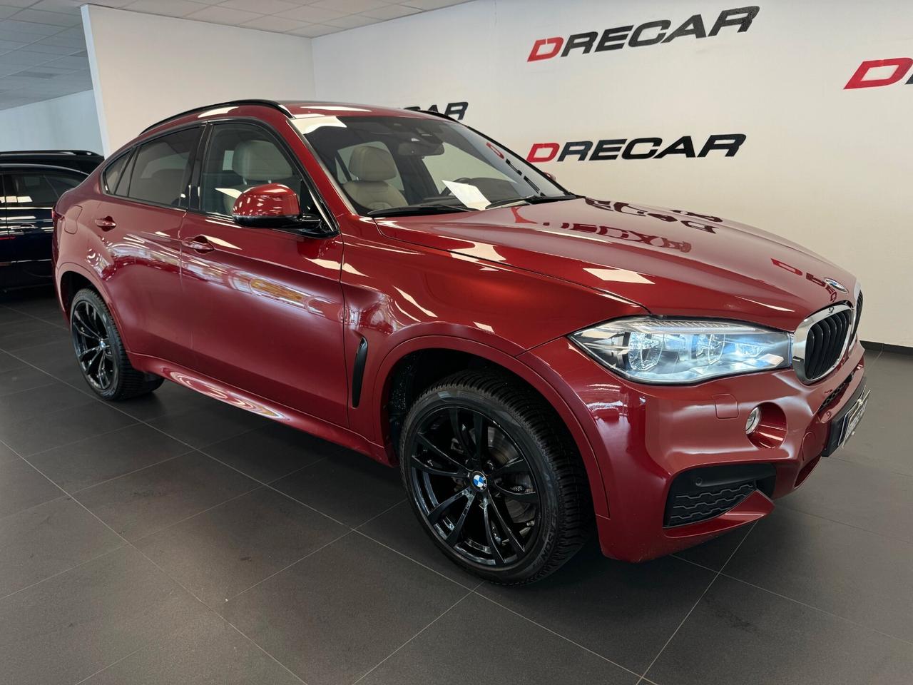 Bmw X6 xDrive30d 258CV Msport FLAMENCO RED INTERNI INDIVIDAUL TAGLIANDI