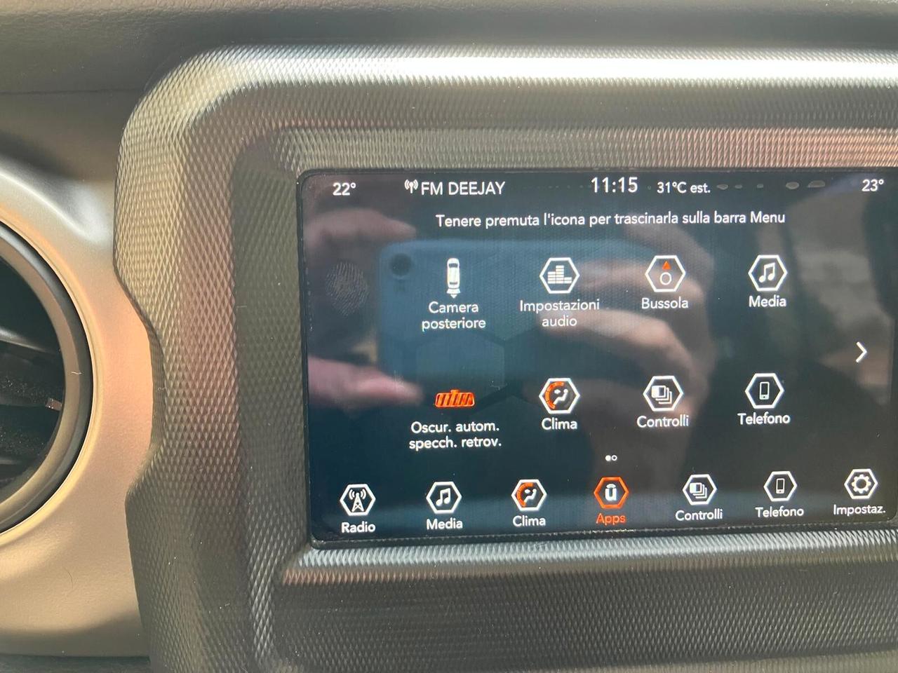 Jeep Wrangler Unlimited 2.2 Mjt II Sahara uff ITA cert