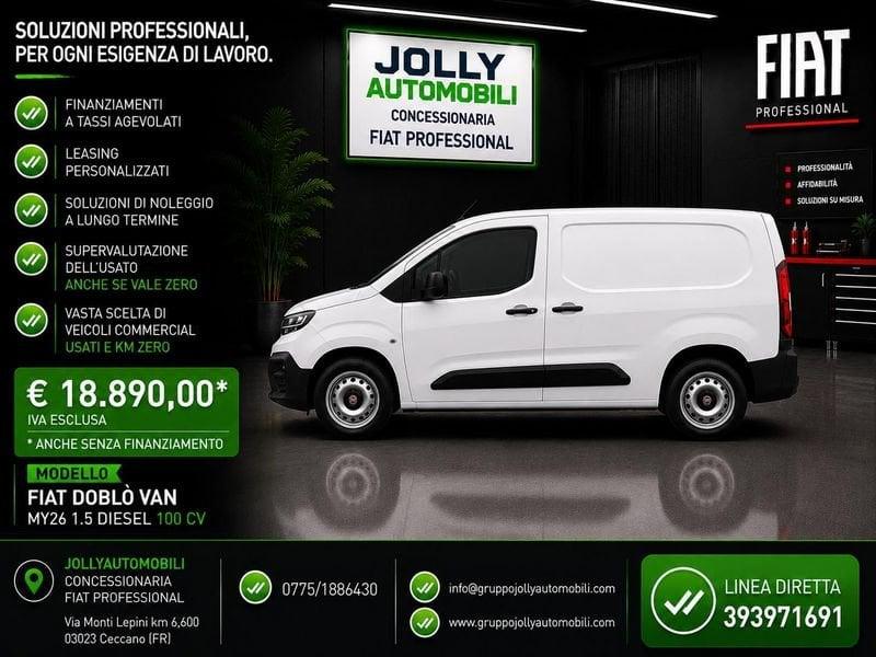 FIAT Doblò Van 1.5 diesel 100 cv prezzo iva 22% esclusa