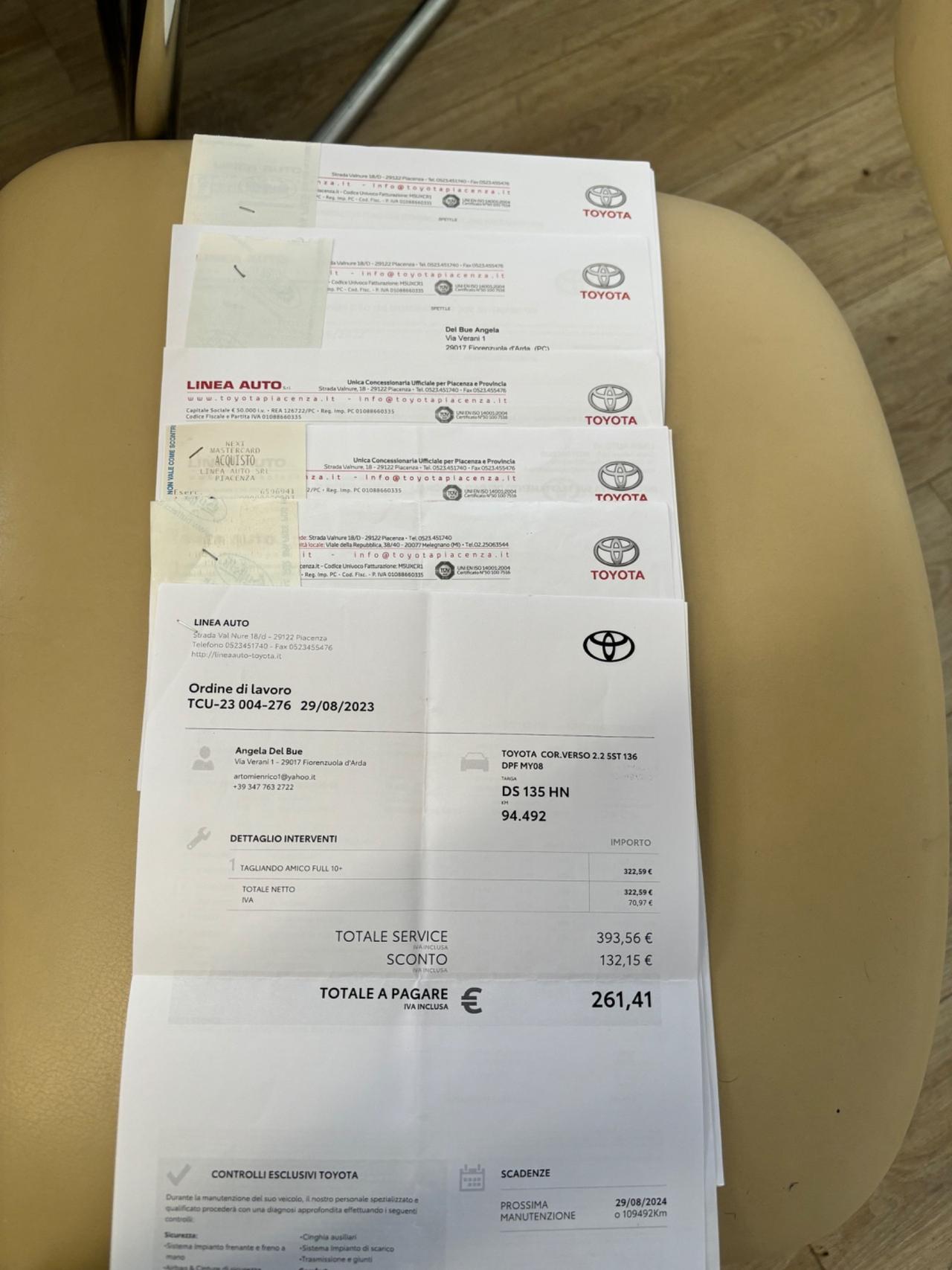 Toyota Corolla Verso 2.2 16V D-4D D-Cat