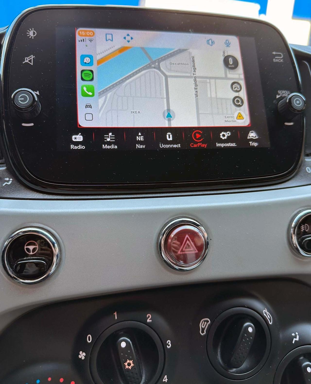 Fiat 500 1.0 Hybrid Star Unico Proprietario Navigatore e sensori