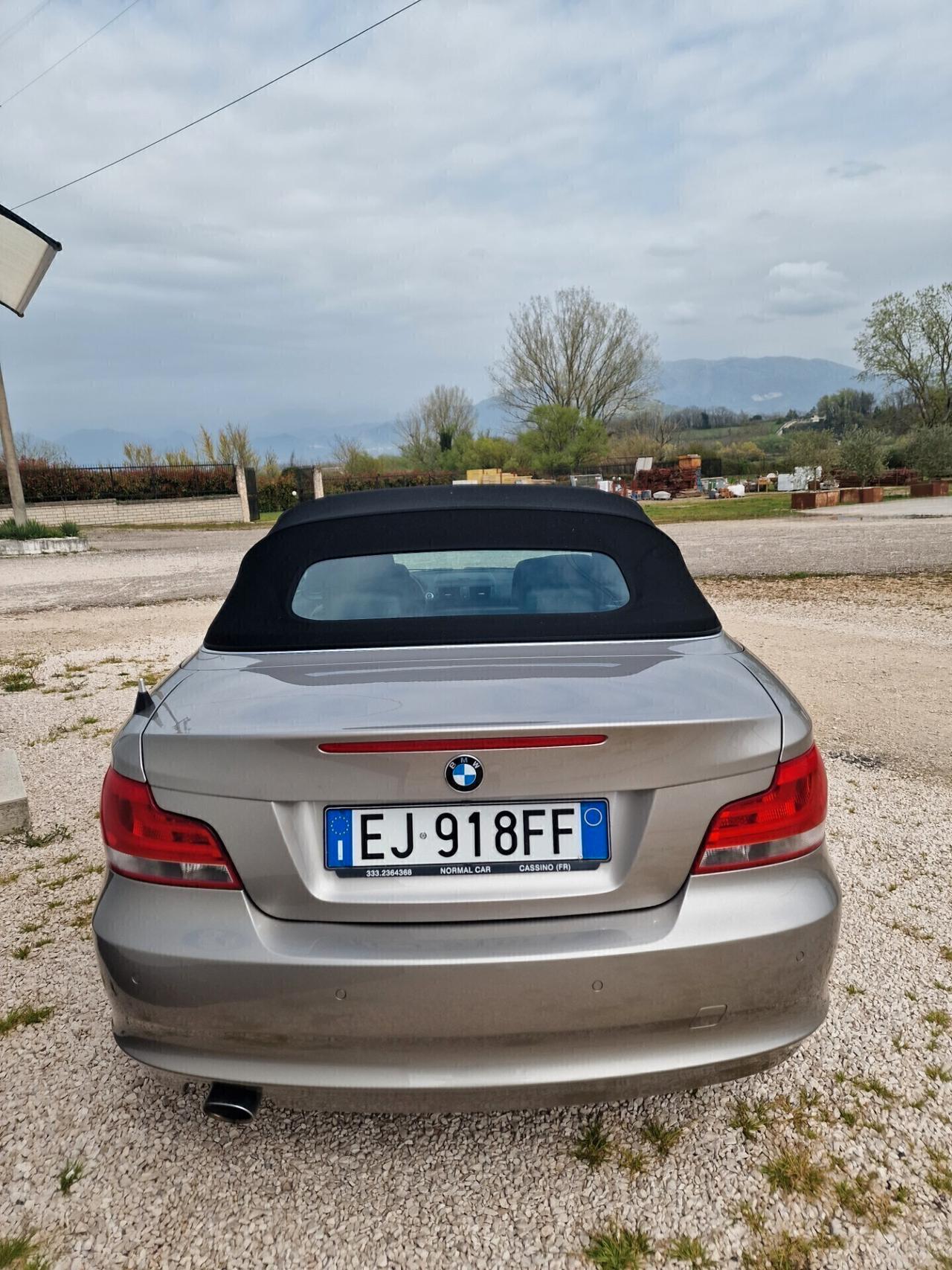 Bmw 118d 2.0 143CV Cabrio Futura "Tagliandi Bmw"