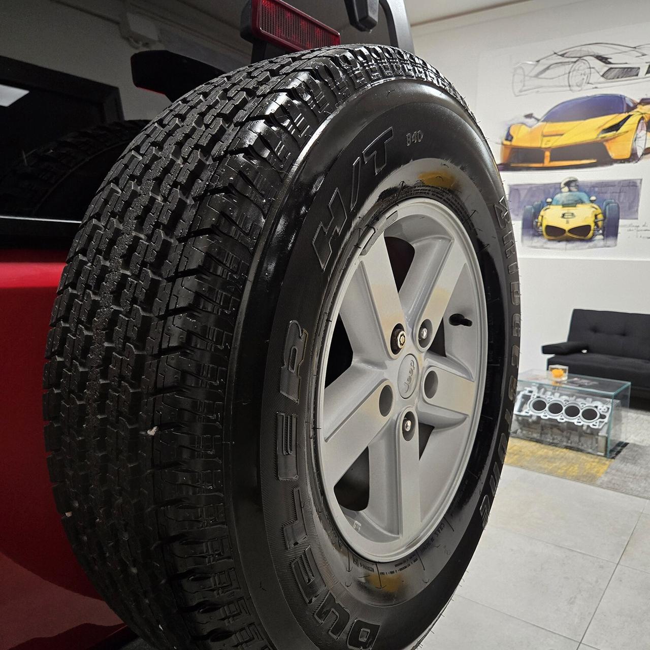Jeep Wrangler SPORT UNLIMITED 2.8 ROSSA_TETTO RIMOVIBILE_HANKOOK