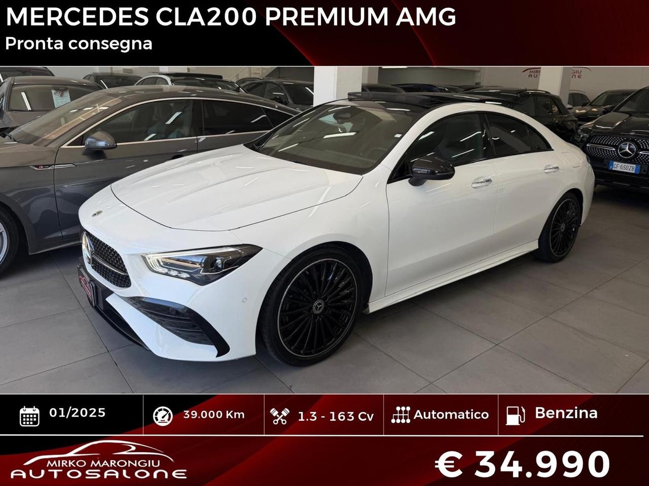 Mercedes CLA 200 AMG Line Premium FINANZIABILE