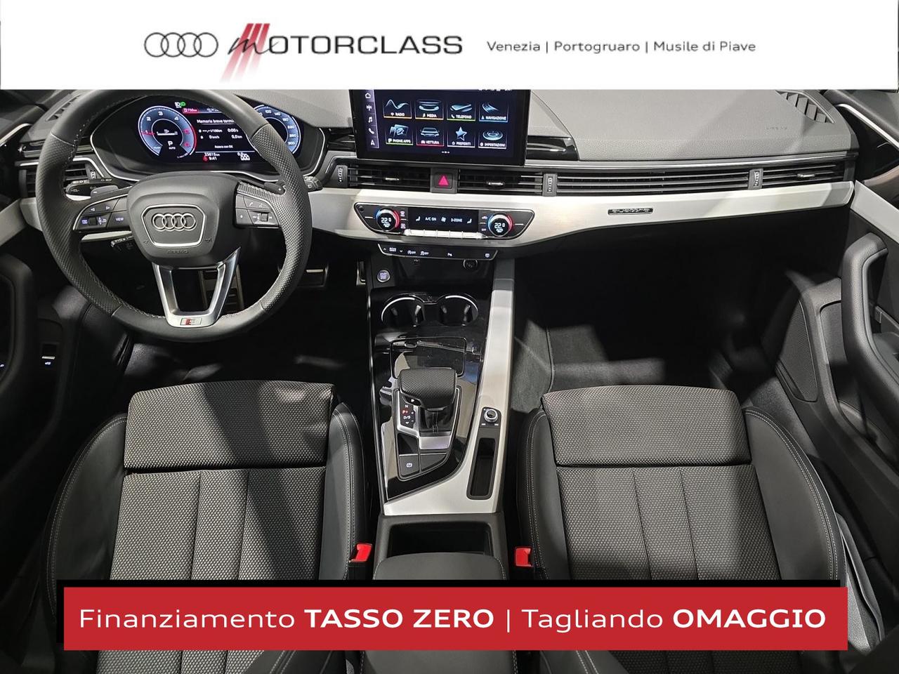 Audi A4 avant 40 2.0 tdi mhev 204cv s line edition quattro s tronic