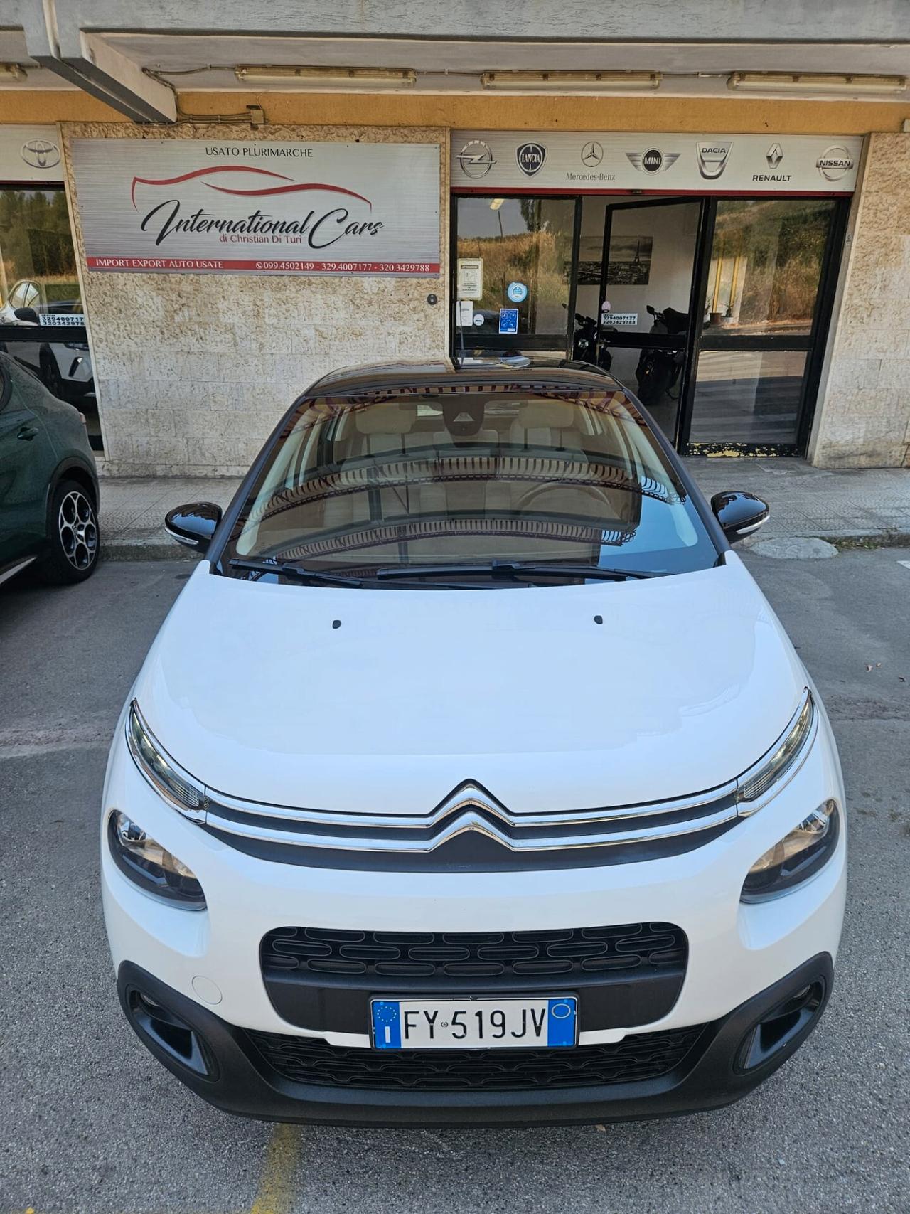 Citroen C3 1.2 benzina 61kw SHINE 2019