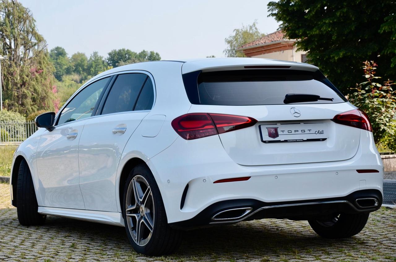 MERCEDES-BENZ A 180 AMG LINE PREMIUM PLUS 136cv AUTO, SERVICE MERCEDES, FULL LED, RETROCAMERA, LUCI 64 COLORI, PERMUTE