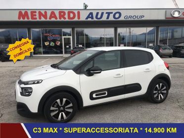 Citroën C3 PureTech 83 S&S Max 14.900 KM * CERCHI LEGA + VETRI SCURI