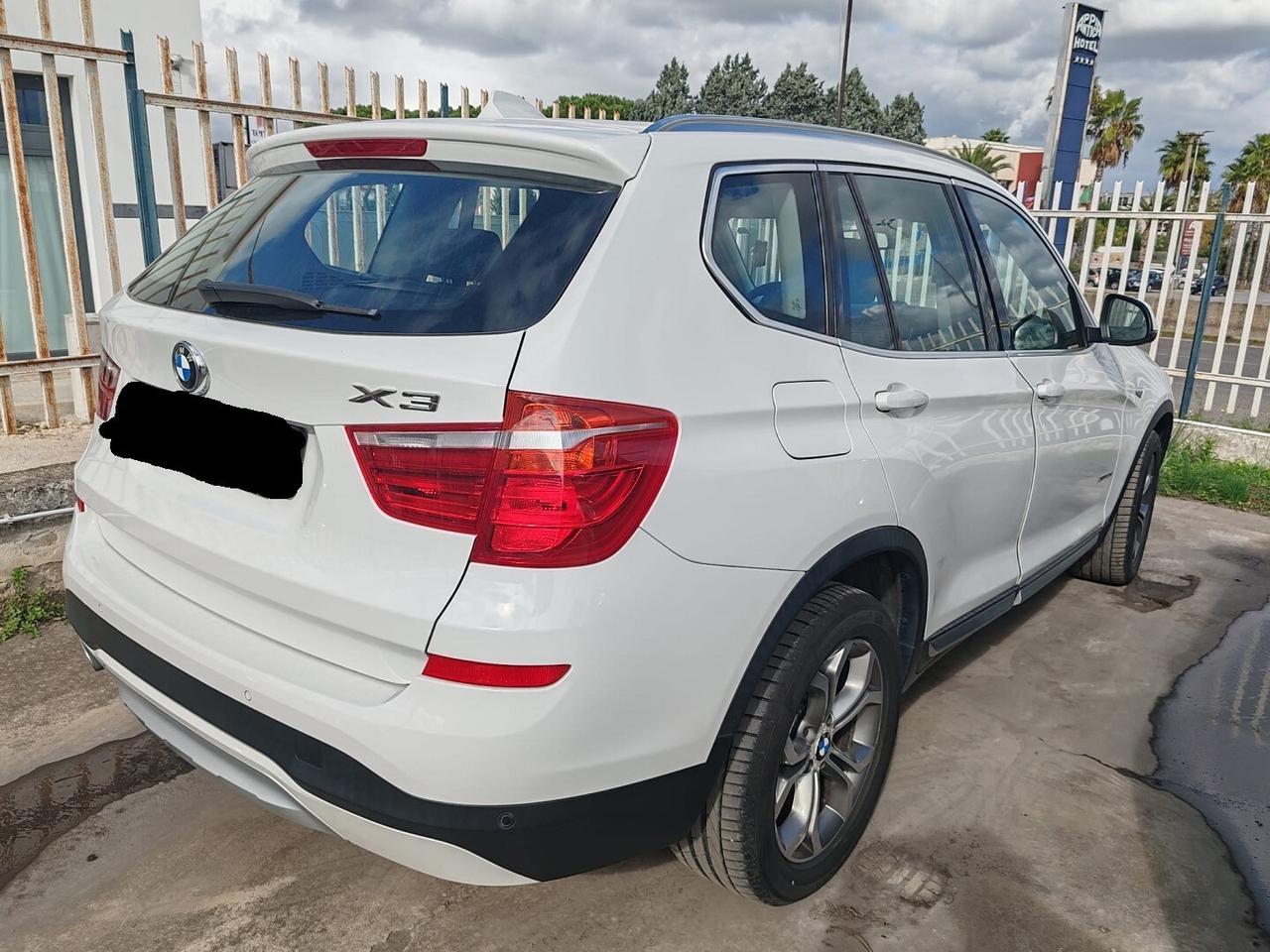 BMW X3 XDRIVE 20d XLINE BIANCO PERLA METALIZZATO
