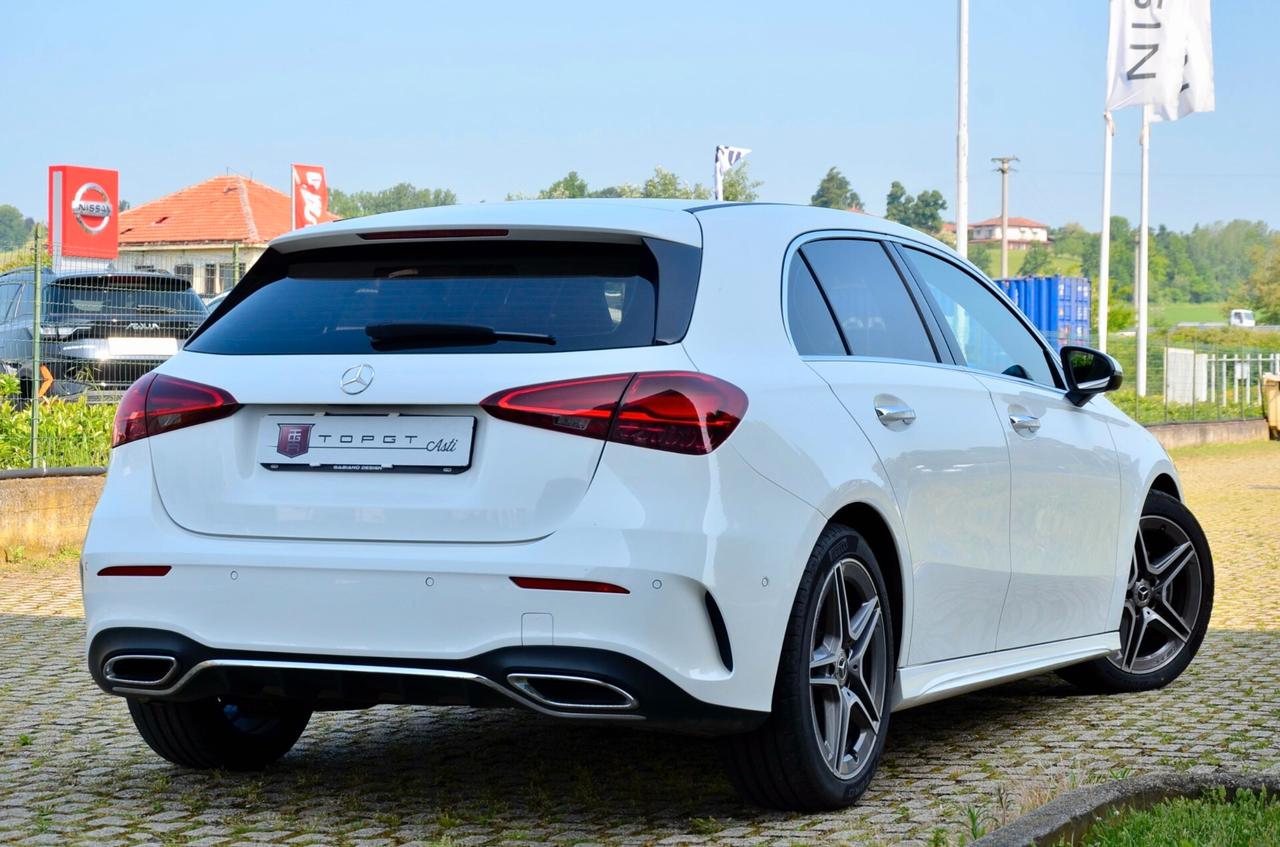 MERCEDES-BENZ A 180 AMG LINE PREMIUM PLUS 136cv AUTO, SERVICE MERCEDES, FULL LED, RETROCAMERA, LUCI 64 COLORI, PERMUTE