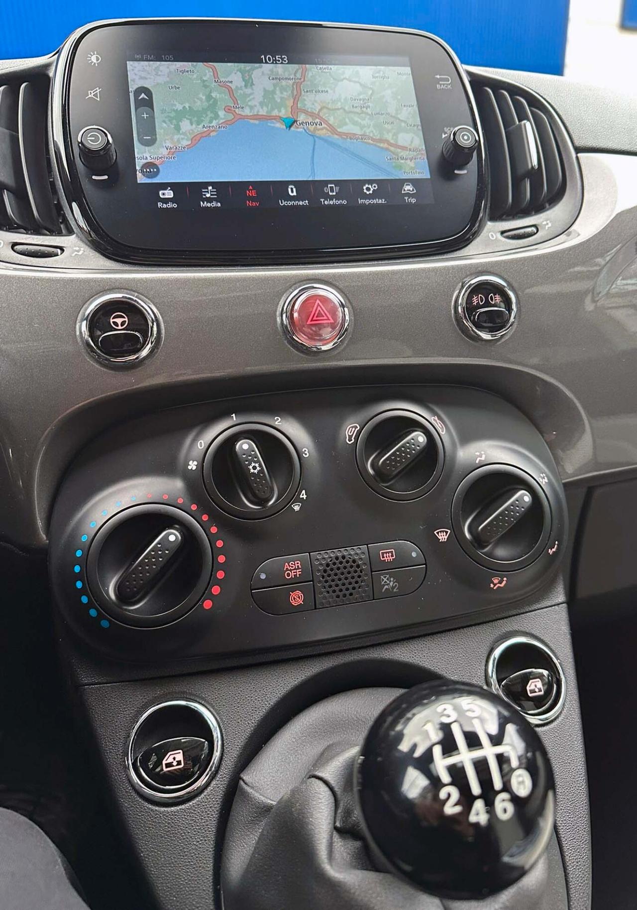 Fiat 500 1.0 Hybrid Dolcevita Unico Proprietario Interni Pelle Bianca