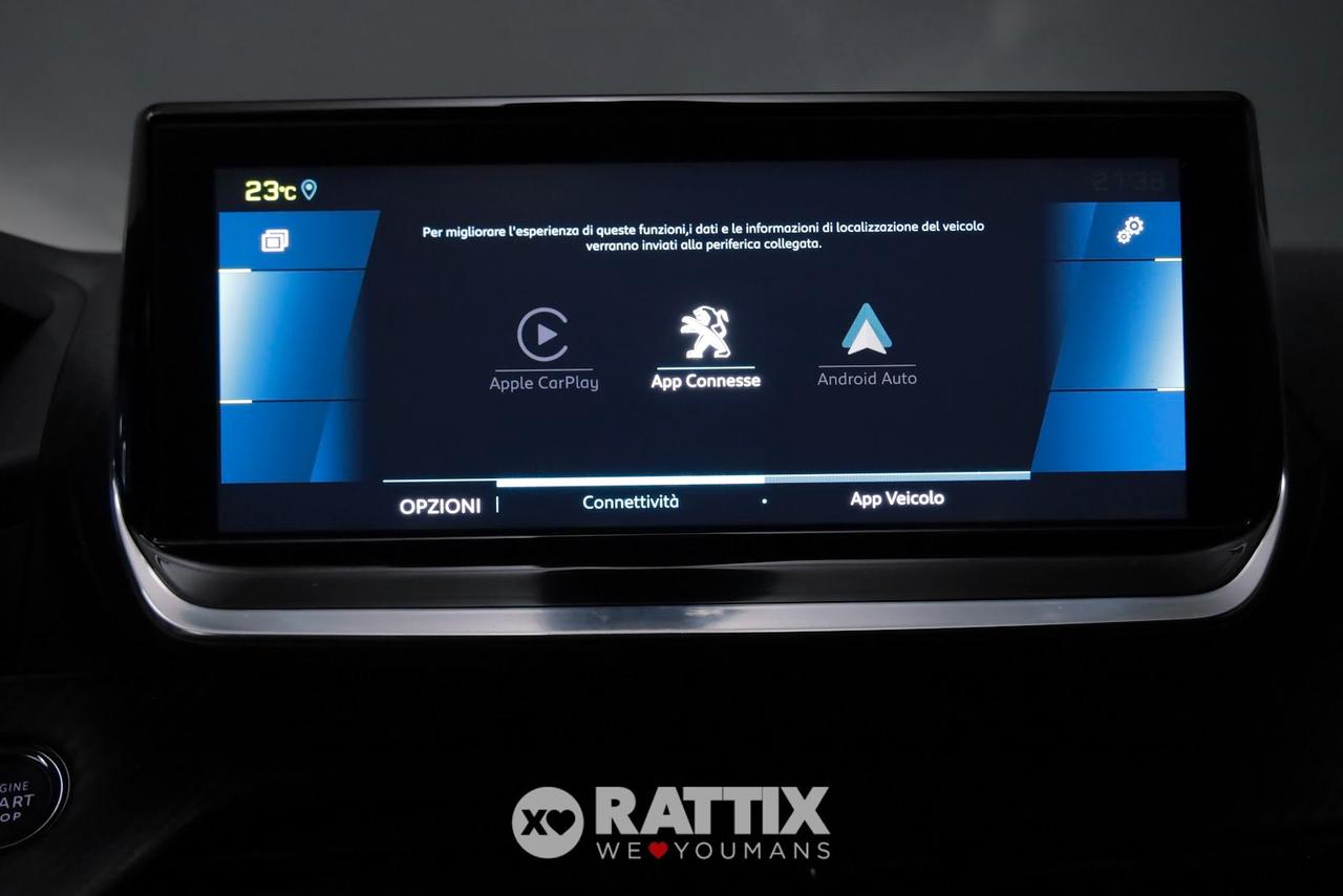 Peugeot e-208 motore elettrico 100kW Allure Pack