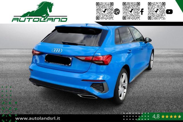 AUDI A3 SPB 40 TFSIe S tronic S line edition*Tua in 1Mese