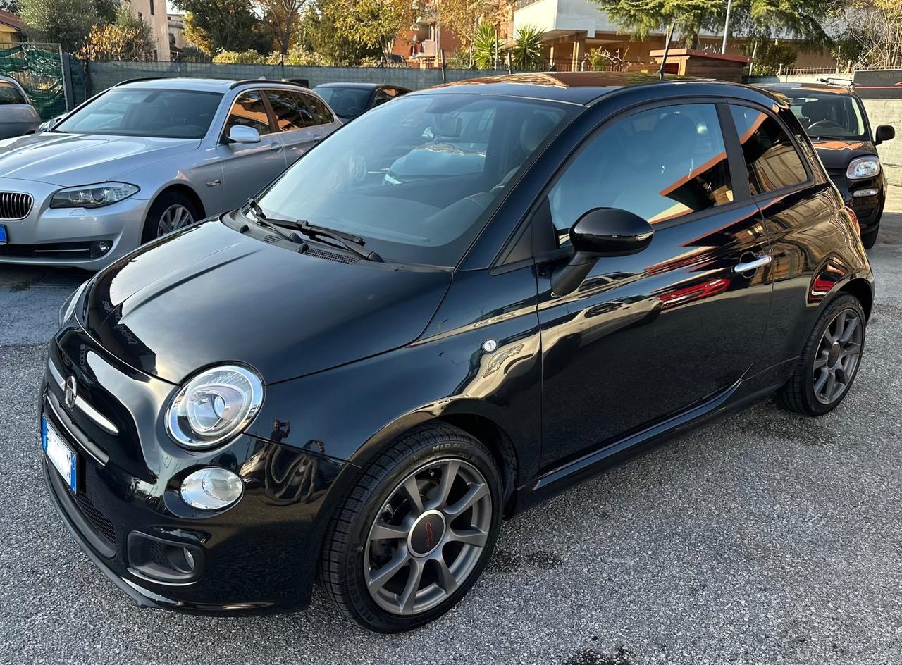 Fiat 500 1.2 sport pelle led cockpit total black