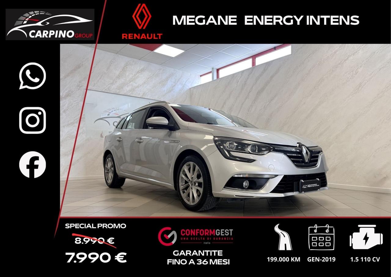 Renault Megane Mégane Sporter dCi 8V 110 CV EDC Energy Intens