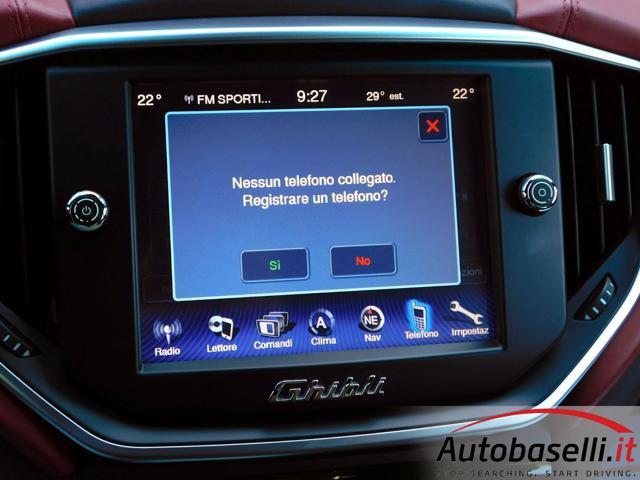 MASERATI Ghibli 3.0 V6 DIESEL 275CV AUTOMATICA EURO 6B, CERCHI 20"