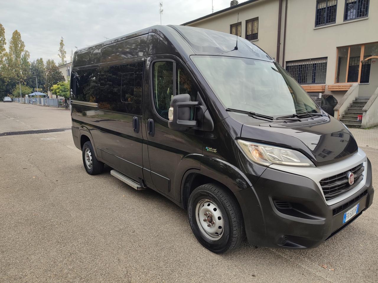 FIAT DUCATO 2018 A METANO 9POSTI PEDANA DISABILI EURO6D