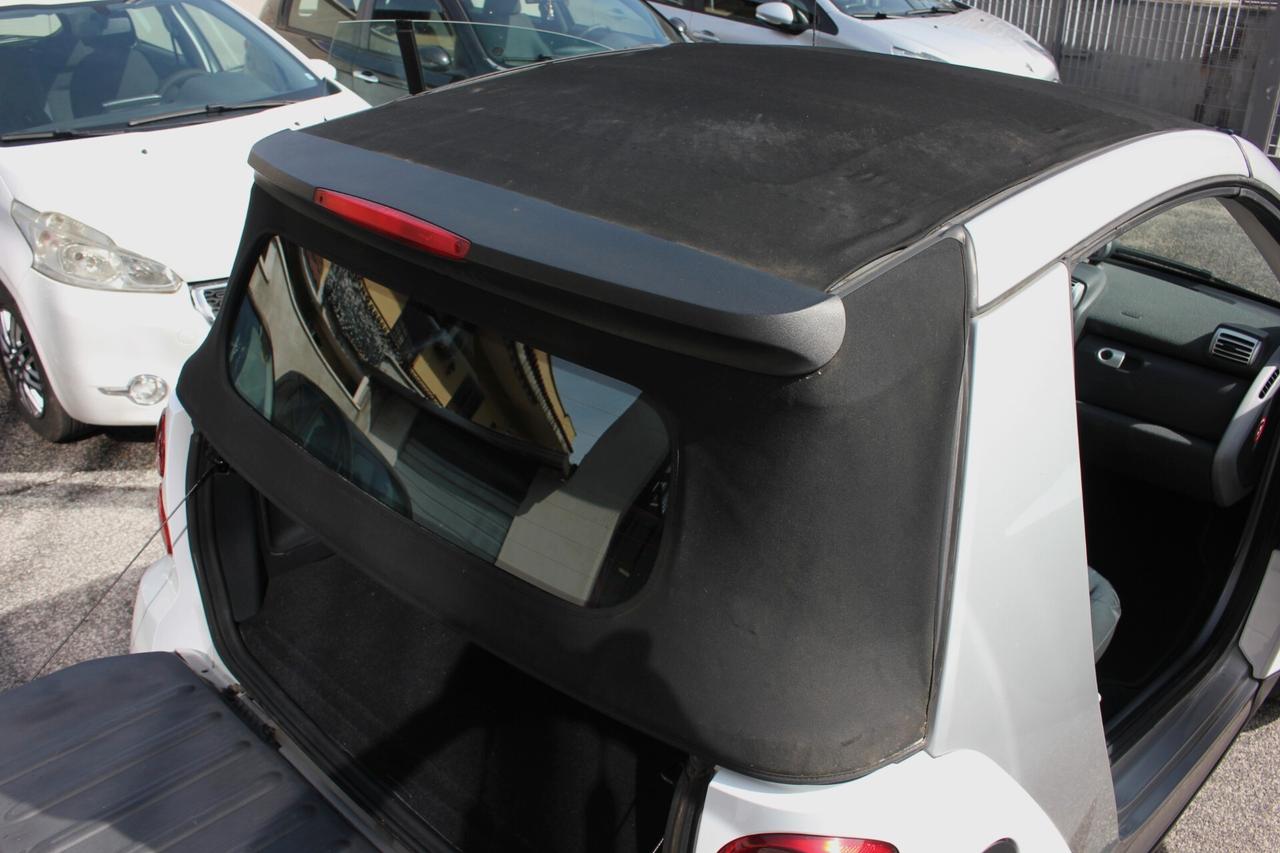 smart forTwo *PREZZO REALE* 1.0 CABRIO 71cv UNICO PROPRIETARIO KM REALI CERTIFICATI GARANZIA 12 MESI