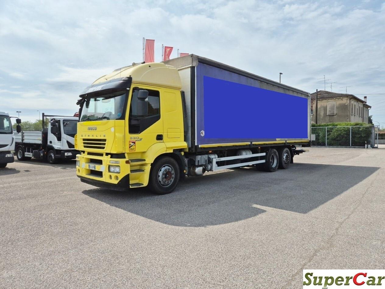 IVECO STRALIS 260S33 centina m 9,60 e sponda caricatrice