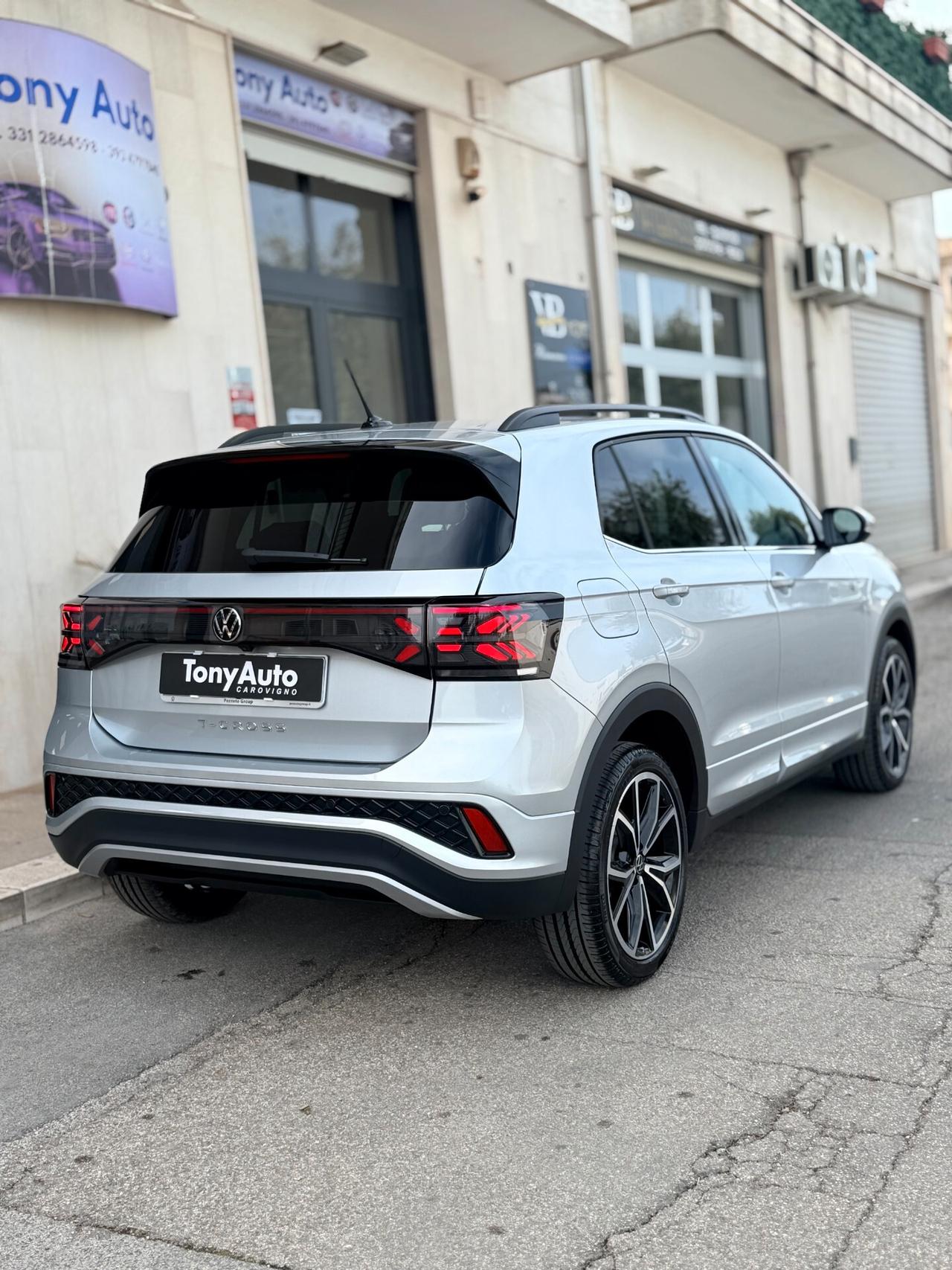 Volkswagen T-Cross 1.0 tsi R-Line edition Plus 115cv TELECAMERA,NAVI,APPLE CARPLAY,VIRTUAL COCKPIT, GARANZIA UFFICIALE