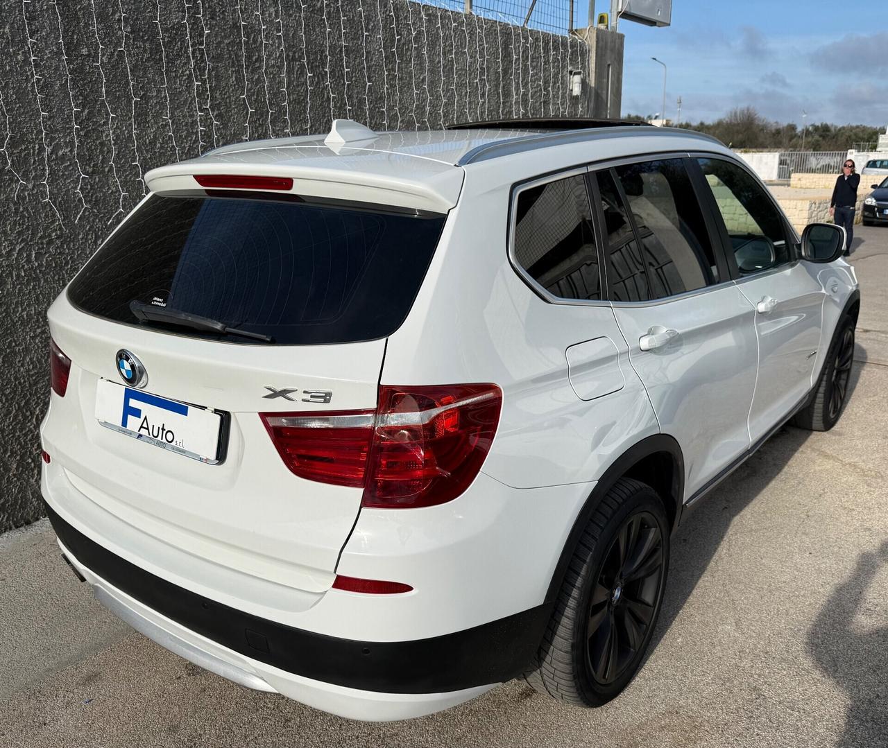 Bmw X3 xDrive 30d,TETTO PANORAMICO APRIBILE,pelle Bordeaux,Xeno+Led,Bluetooth,ecc.