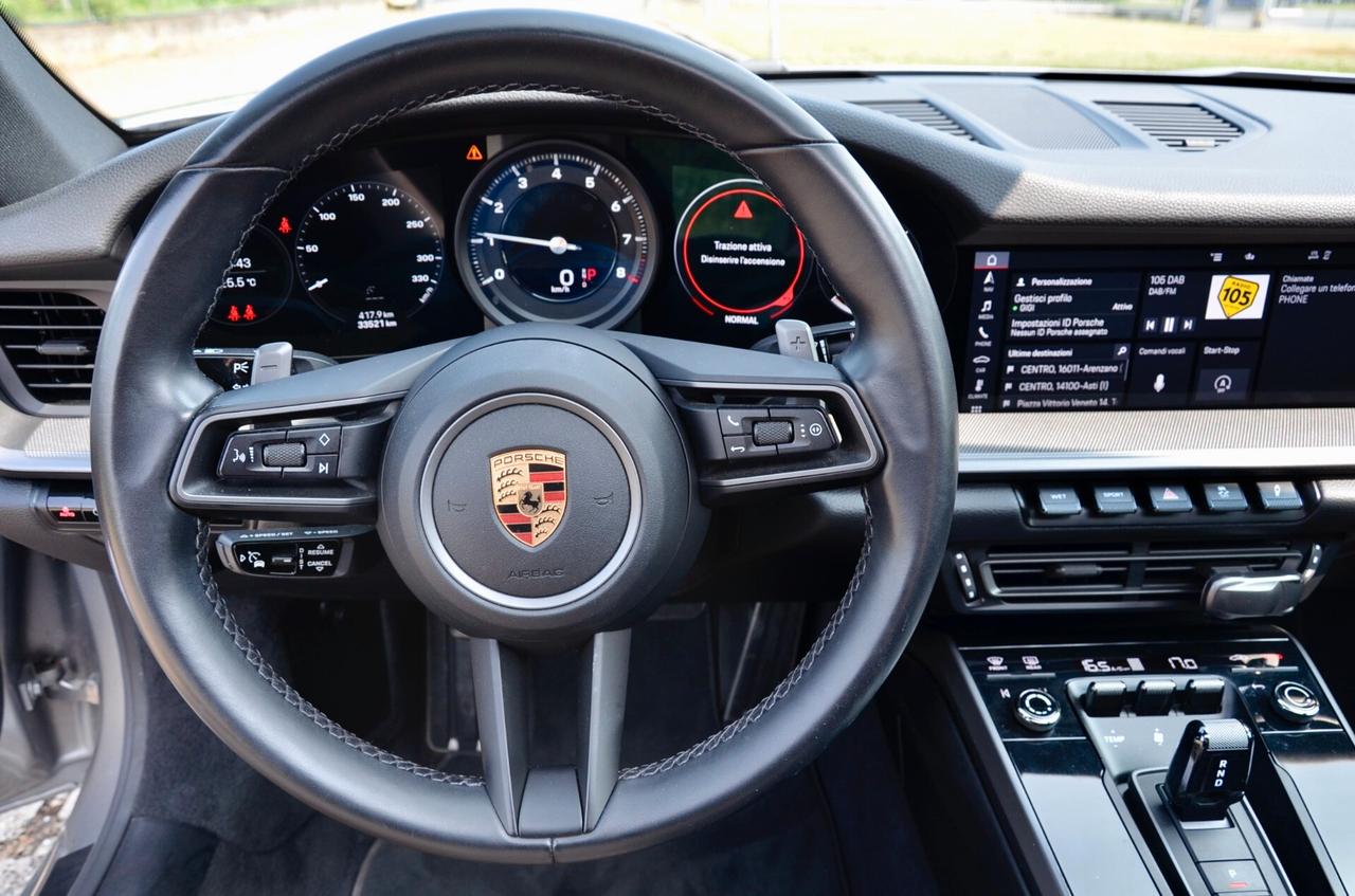PORSCHE 911 992 COUPE 3.0 CARRERA S 450cv PDK, SERVICE PORSCHE UFF ITALIANA, EURO 6D, TETTO, ASSE POST, SCARICO, PERMUTE