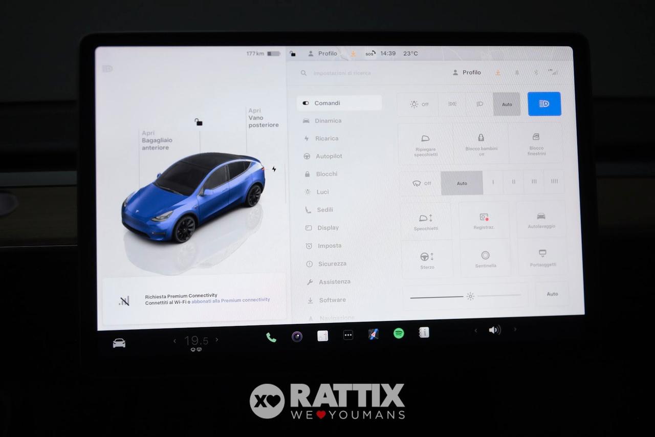 Tesla Model Y motore elettrico 153kW Long Range Dual Motor AWD + tetto panoramico