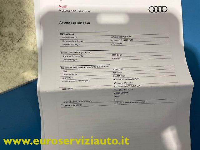 AUDI A4 Avant 1.8 TFSI 170CV multitronic